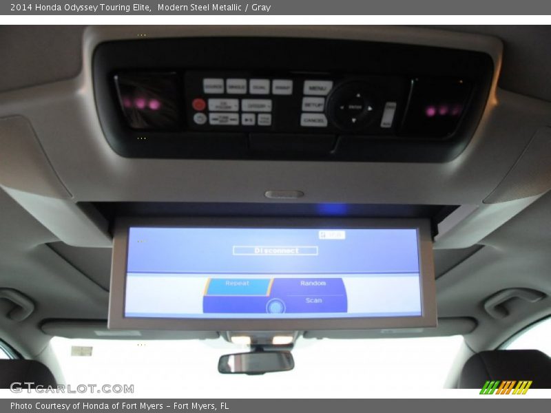 Modern Steel Metallic / Gray 2014 Honda Odyssey Touring Elite