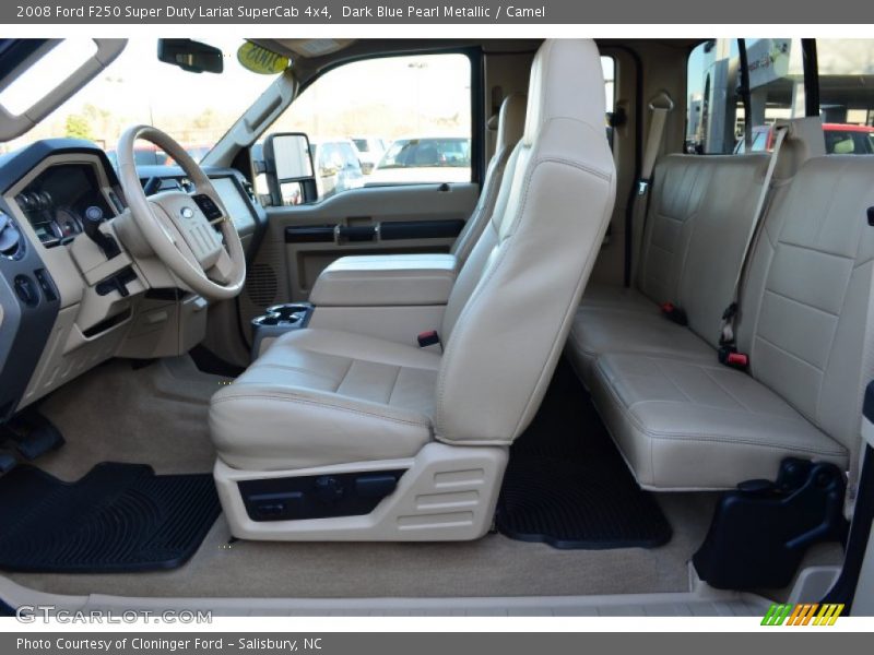  2008 F250 Super Duty Lariat SuperCab 4x4 Camel Interior
