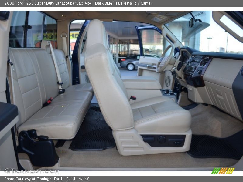 Front Seat of 2008 F250 Super Duty Lariat SuperCab 4x4