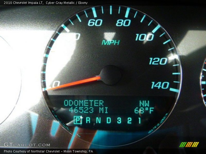 Cyber Gray Metallic / Ebony 2010 Chevrolet Impala LT