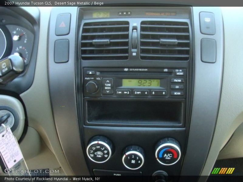 Desert Sage Metallic / Beige 2007 Hyundai Tucson GLS