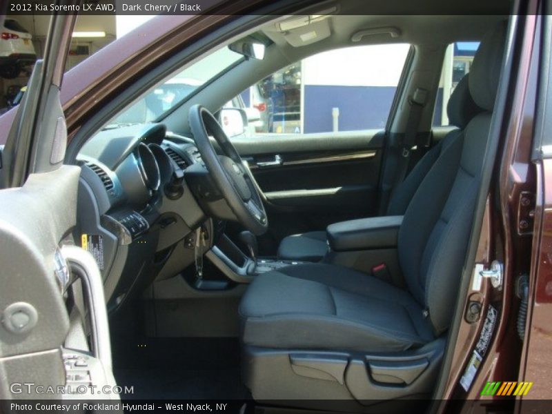 Dark Cherry / Black 2012 Kia Sorento LX AWD