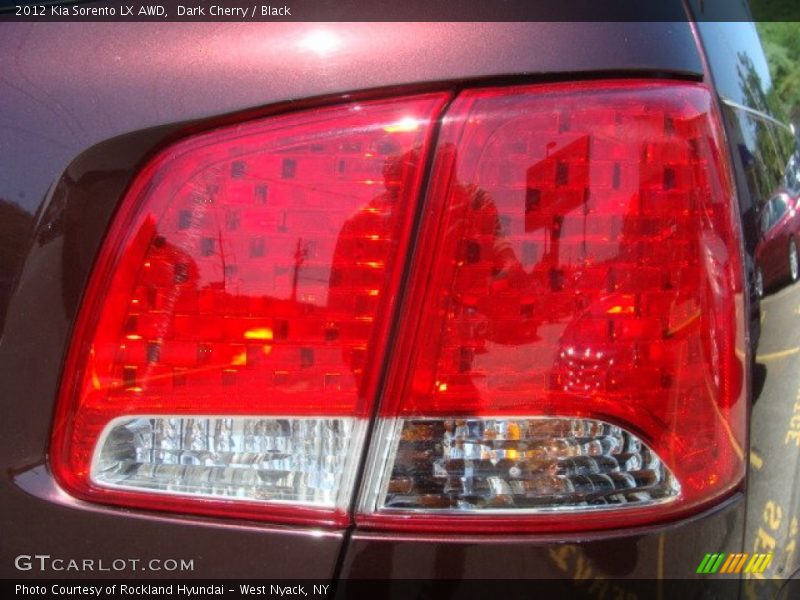 Dark Cherry / Black 2012 Kia Sorento LX AWD