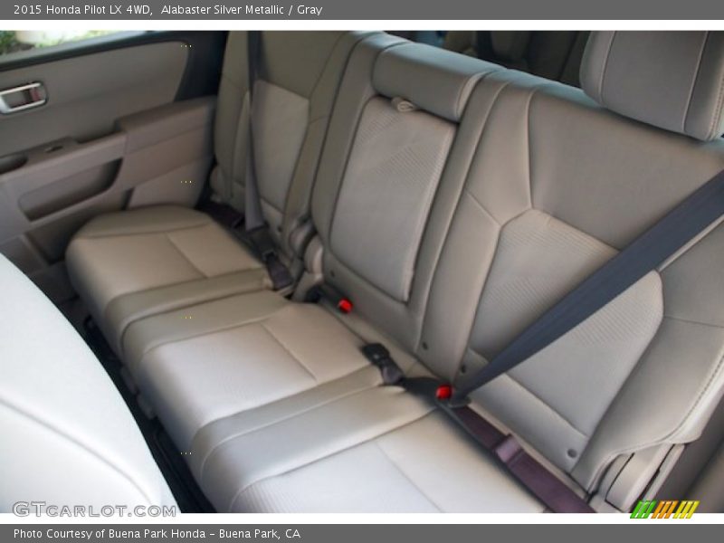 Alabaster Silver Metallic / Gray 2015 Honda Pilot LX 4WD