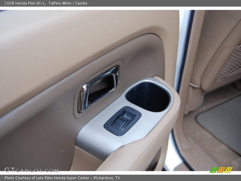 Taffeta White / Saddle 2008 Honda Pilot EX-L