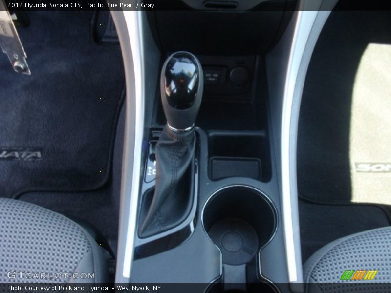 Pacific Blue Pearl / Gray 2012 Hyundai Sonata GLS
