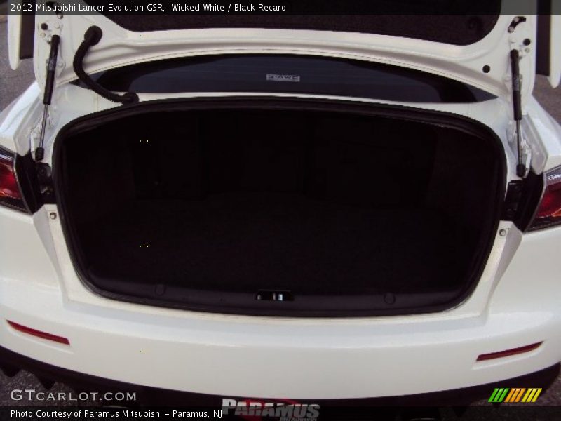 Wicked White / Black Recaro 2012 Mitsubishi Lancer Evolution GSR