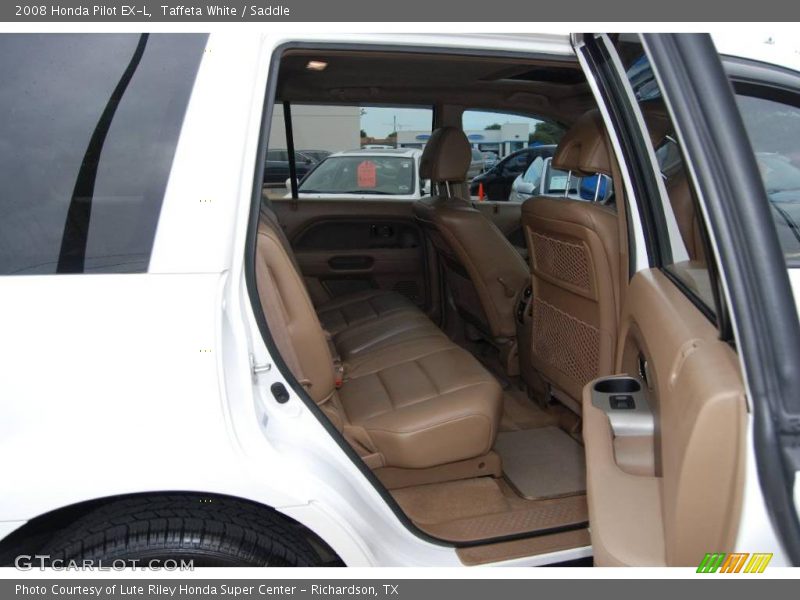 Taffeta White / Saddle 2008 Honda Pilot EX-L