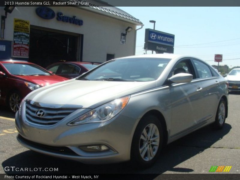 Radiant Silver / Gray 2013 Hyundai Sonata GLS