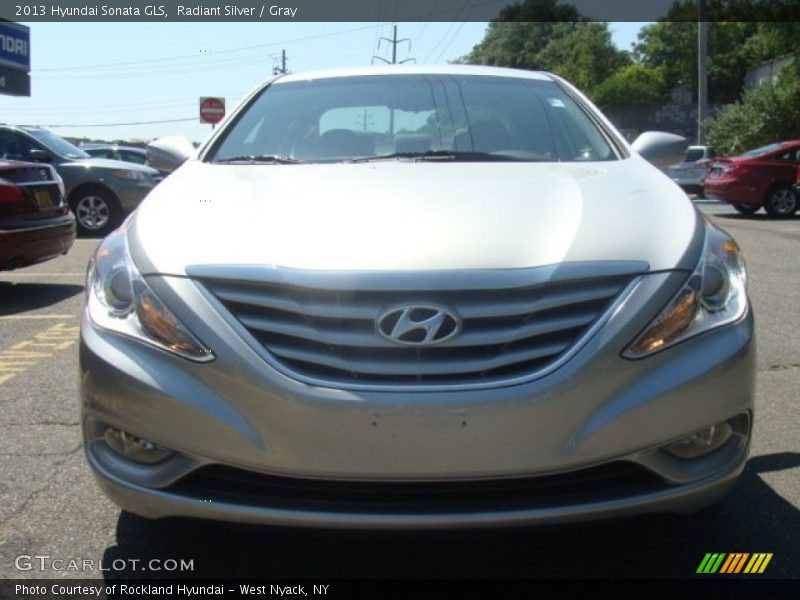 Radiant Silver / Gray 2013 Hyundai Sonata GLS