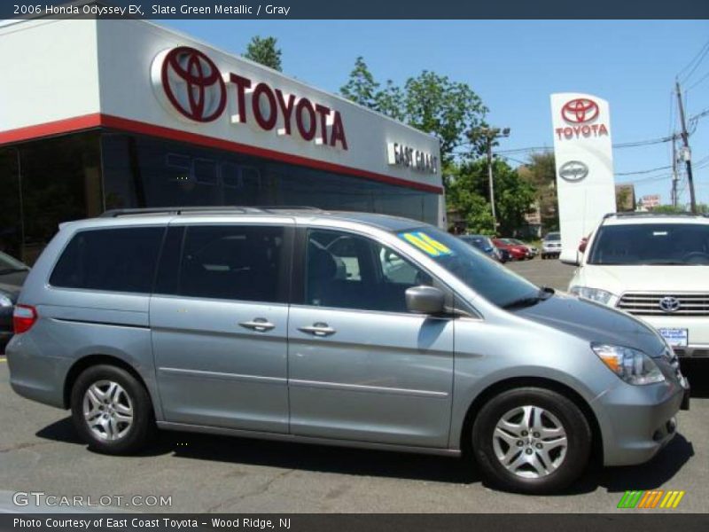 Slate Green Metallic / Gray 2006 Honda Odyssey EX
