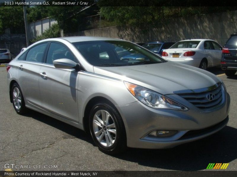 Radiant Silver / Gray 2013 Hyundai Sonata GLS