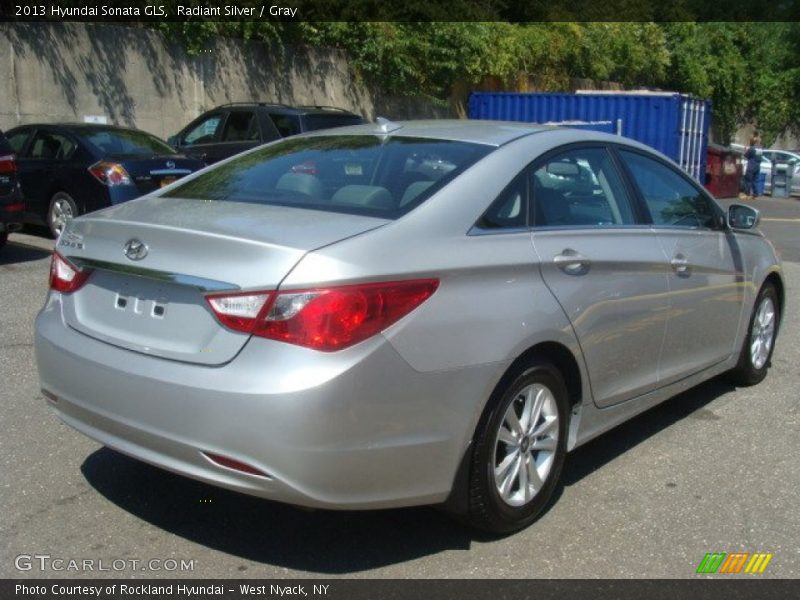 Radiant Silver / Gray 2013 Hyundai Sonata GLS