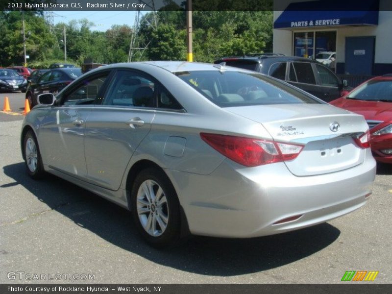 Radiant Silver / Gray 2013 Hyundai Sonata GLS