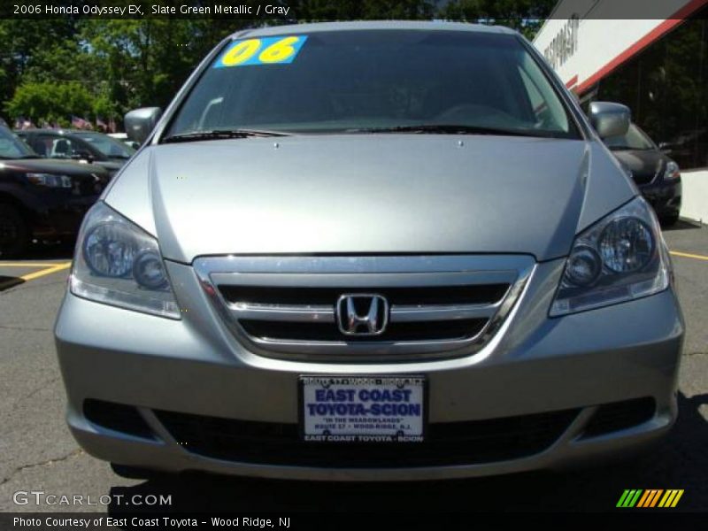 Slate Green Metallic / Gray 2006 Honda Odyssey EX