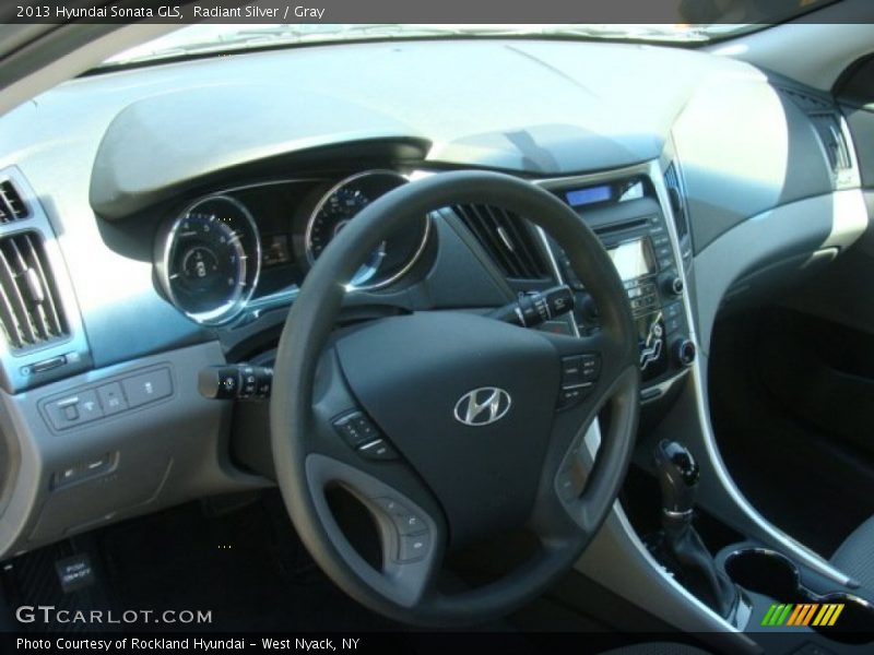 Radiant Silver / Gray 2013 Hyundai Sonata GLS