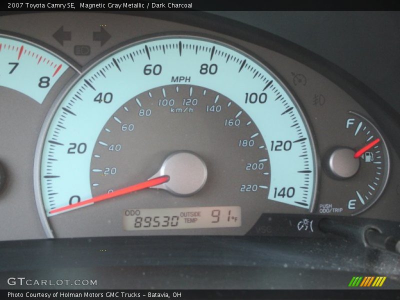 Magnetic Gray Metallic / Dark Charcoal 2007 Toyota Camry SE