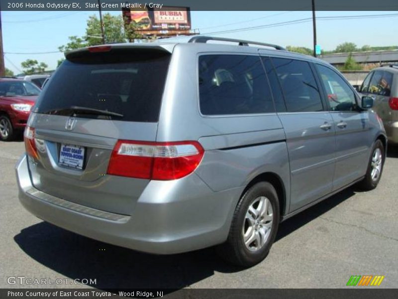 Slate Green Metallic / Gray 2006 Honda Odyssey EX