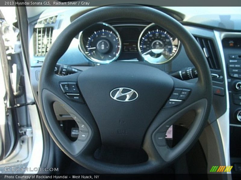Radiant Silver / Gray 2013 Hyundai Sonata GLS