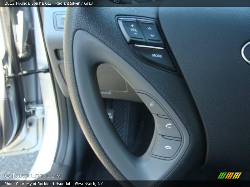 Radiant Silver / Gray 2013 Hyundai Sonata GLS