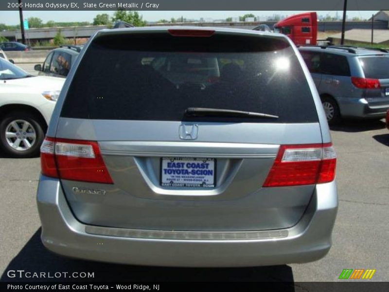 Slate Green Metallic / Gray 2006 Honda Odyssey EX