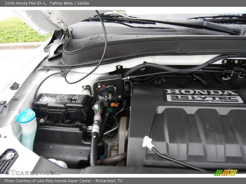 Taffeta White / Saddle 2008 Honda Pilot EX-L