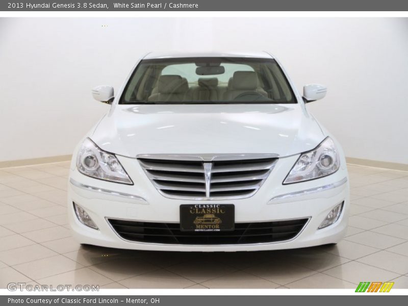 White Satin Pearl / Cashmere 2013 Hyundai Genesis 3.8 Sedan
