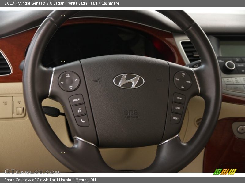 White Satin Pearl / Cashmere 2013 Hyundai Genesis 3.8 Sedan
