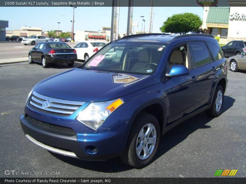 Sapphire Blue Metallic / Beige 2008 Suzuki XL7 Luxury