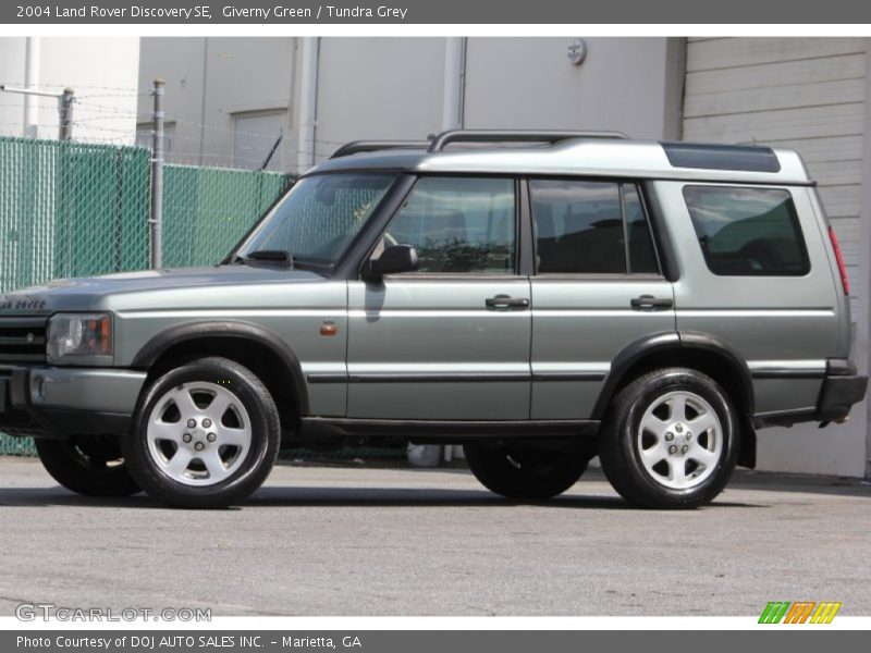Giverny Green / Tundra Grey 2004 Land Rover Discovery SE