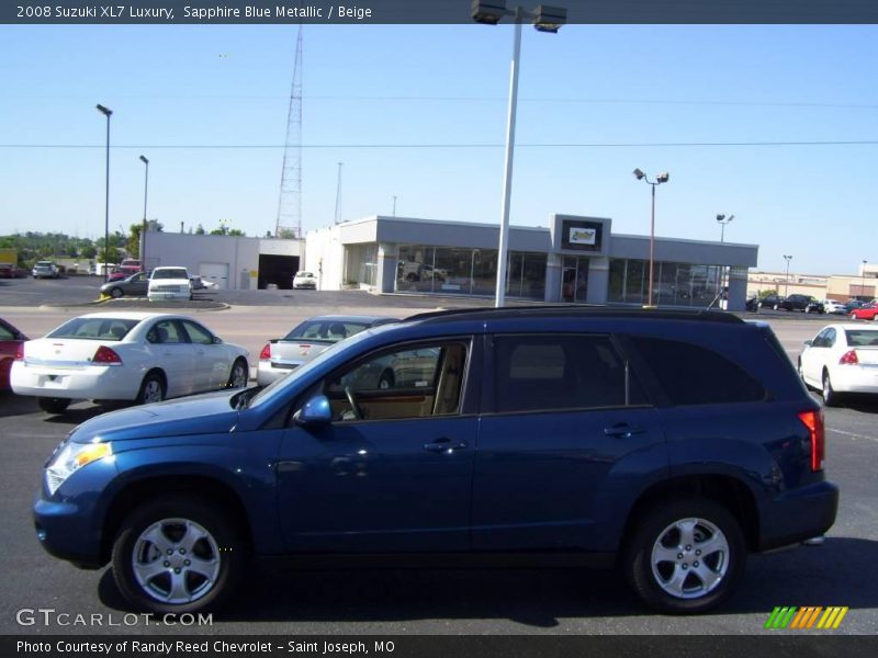 Sapphire Blue Metallic / Beige 2008 Suzuki XL7 Luxury