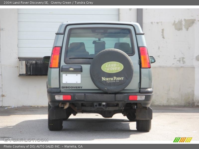 Giverny Green / Tundra Grey 2004 Land Rover Discovery SE