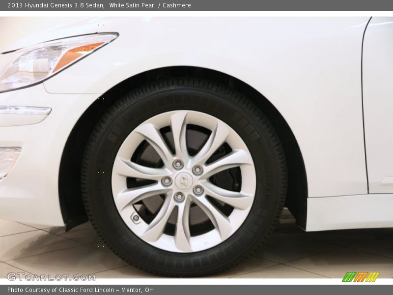 White Satin Pearl / Cashmere 2013 Hyundai Genesis 3.8 Sedan