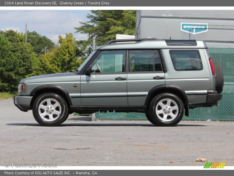 Giverny Green / Tundra Grey 2004 Land Rover Discovery SE