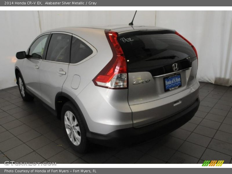 Alabaster Silver Metallic / Gray 2014 Honda CR-V EX