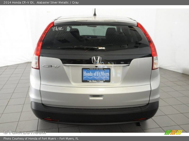 Alabaster Silver Metallic / Gray 2014 Honda CR-V EX