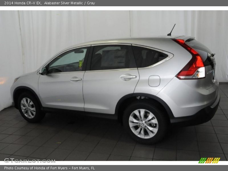Alabaster Silver Metallic / Gray 2014 Honda CR-V EX