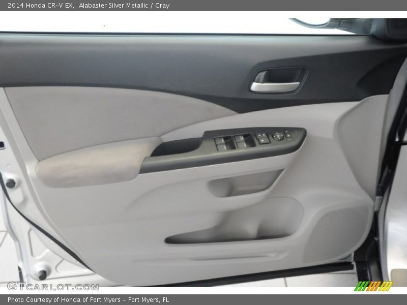 Alabaster Silver Metallic / Gray 2014 Honda CR-V EX