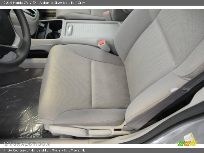 Alabaster Silver Metallic / Gray 2014 Honda CR-V EX