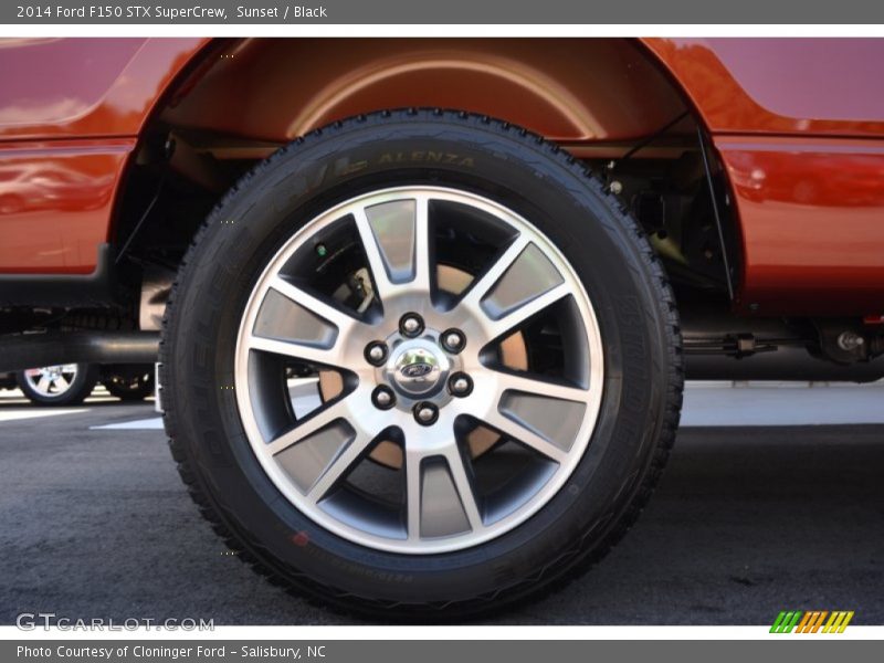 Sunset / Black 2014 Ford F150 STX SuperCrew