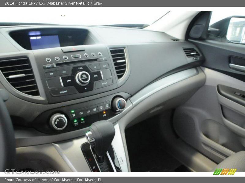 Alabaster Silver Metallic / Gray 2014 Honda CR-V EX