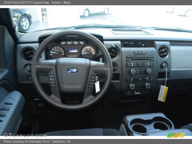 Sunset / Black 2014 Ford F150 STX SuperCrew