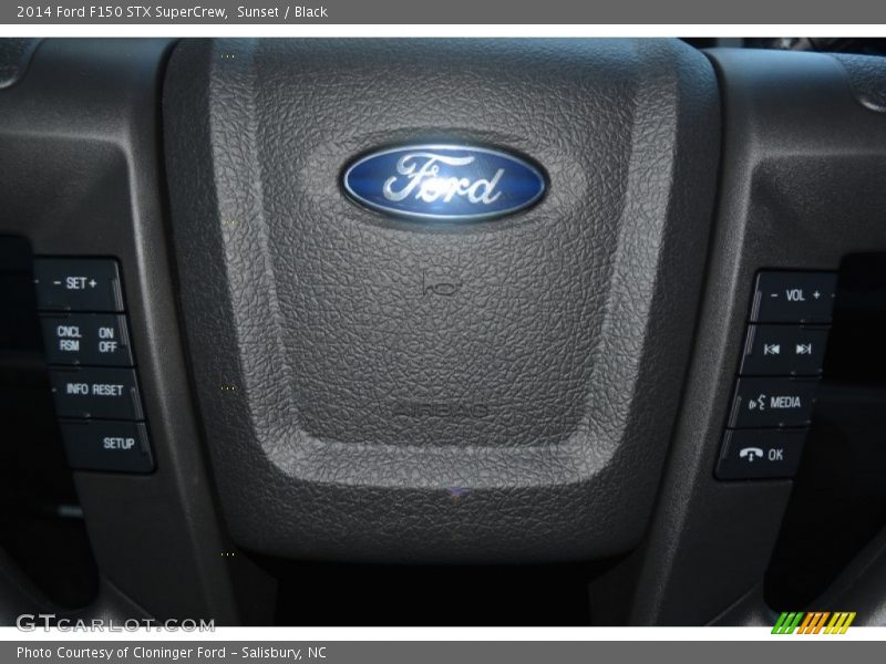 Sunset / Black 2014 Ford F150 STX SuperCrew