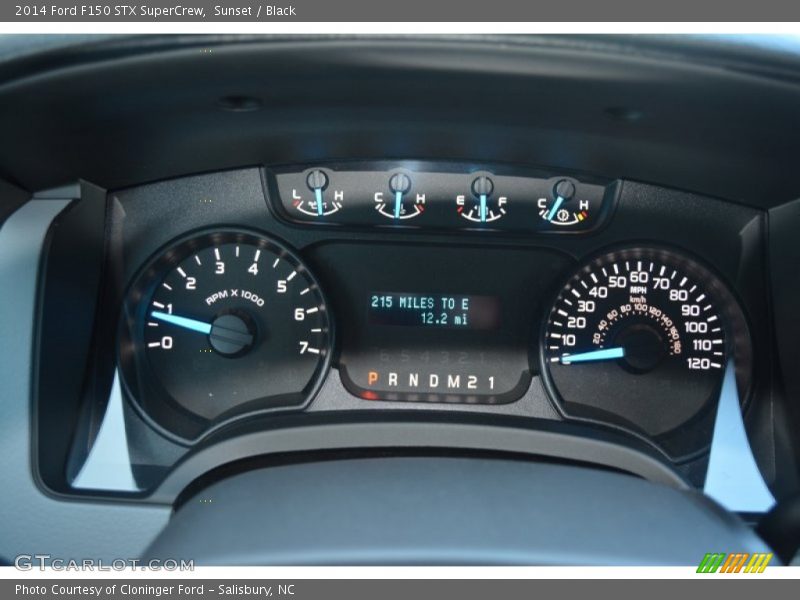Sunset / Black 2014 Ford F150 STX SuperCrew