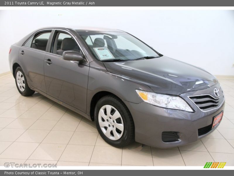 Magnetic Gray Metallic / Ash 2011 Toyota Camry LE