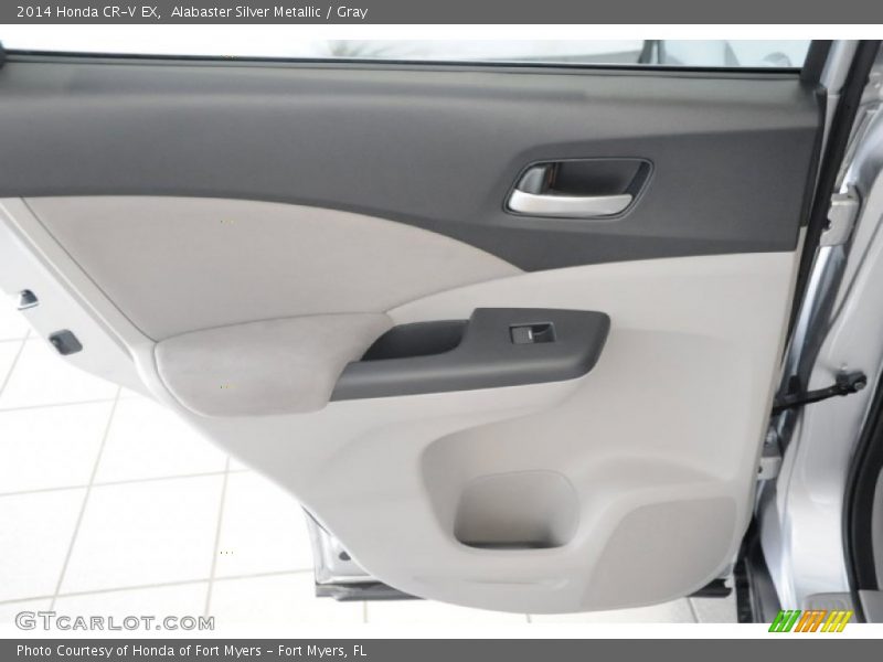Alabaster Silver Metallic / Gray 2014 Honda CR-V EX