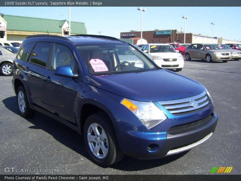 Sapphire Blue Metallic / Beige 2008 Suzuki XL7 Luxury