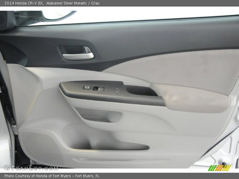 Alabaster Silver Metallic / Gray 2014 Honda CR-V EX