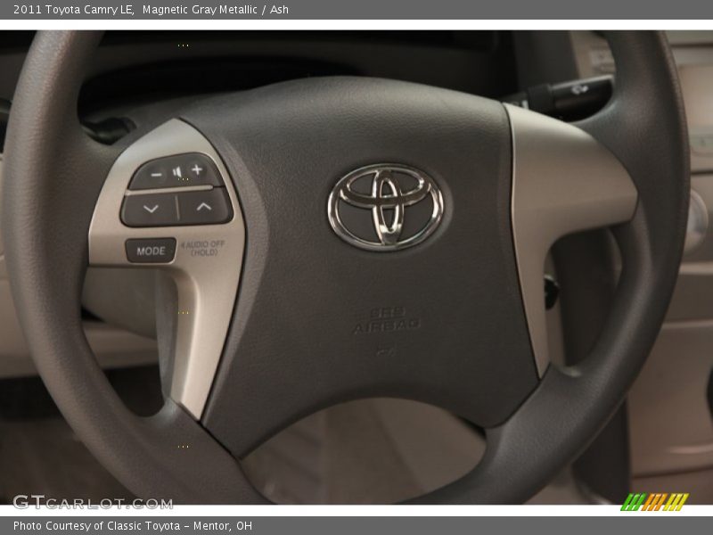 Magnetic Gray Metallic / Ash 2011 Toyota Camry LE