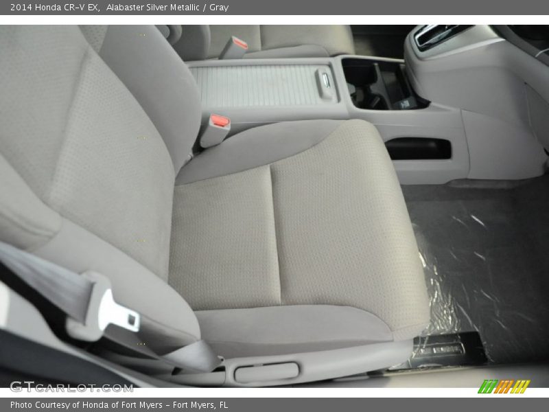 Alabaster Silver Metallic / Gray 2014 Honda CR-V EX